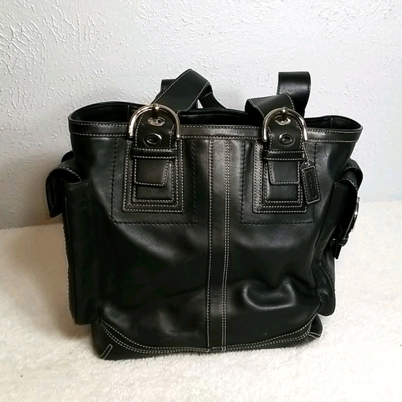 Coach Handbags - Coach Black Mia Shopper Soho Tote